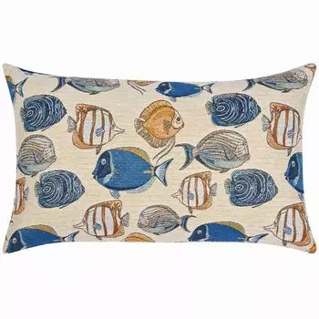 Чехол на подушку Poisson naturall 35 60 см хлопок грубого плетения pad