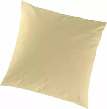 Чехол на подушку Primera "Чехлы на подушки из тонкого трикотажа Primera Mako в двойной упаковке" (2 шт.), в различных однотонных тонах 80х80 см, цвет pfirsich