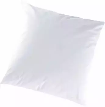 Чехол на подушку Primera "Чехлы на подушки из тонкого трикотажа Primera Mako в двойной упаковке" (2 шт.), в различных однотонных тонах 80х80 см, белый