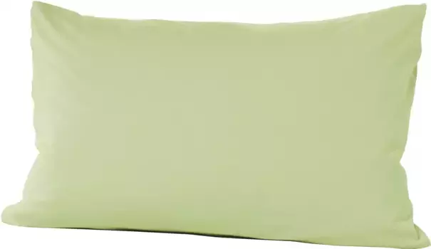 Чехол на подушку Primera "Чехлы на подушки из тонкого трикотажа Primera Mako в двойной упаковке" (2 шт.), в различных однотонных тонах 40х60 см, цвет limone