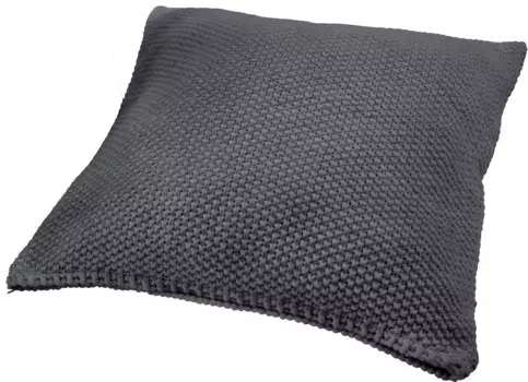 Чехол на подушку Primera "вязаный чехол на подушку", (1 шт.), в модной расцветке 50х50 см, цвет anthrazit