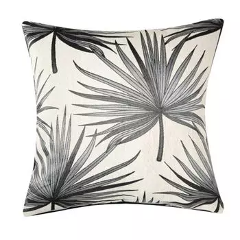 Чехол на подушку приятный для кожи чехол с растительным узором из полиэстера декоративный чехол для диванной подушки для дома-8 Stuttg