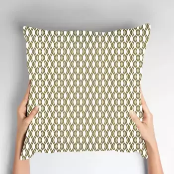 Чехол на подушку Queence "Илария", (1 шт.), выкройка 50х50 см, белый