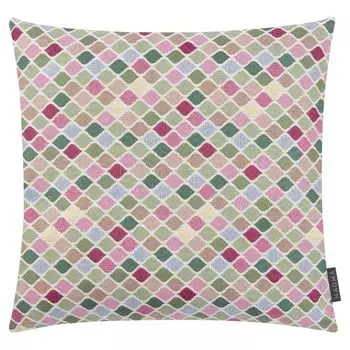 Чехол на подушку - Разноцветный - 50 x 50 см - Хлопок - Жаккард - Мозаичный узор Magma - Heimtex