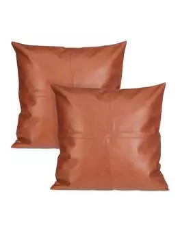 Чехол на подушку relaxdays, цвет braun/wei