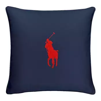 Чехол на подушку RL Pony Оксфорд Ralph Lauren Home, темно-синий