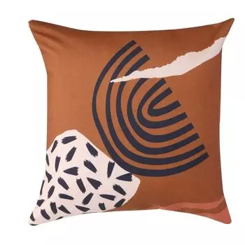 Чехол на подушку Розовый силуэт Абстрактные хлопковые наволочки Креативные WLN