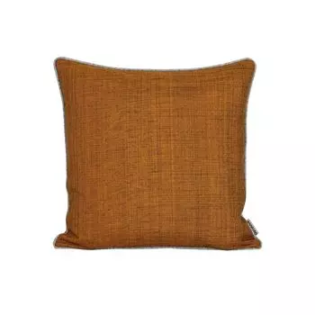 Чехол на подушку ржаво-оранжевый для улицы, сада, балкона, пестрый, наволочка 40x40 см, устойчивый к атмосферным воздействиям Haus und Deko