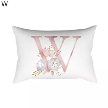 Чехол на подушку с буквами из розового золота, прямоугольный чехол для дивана, украшение для спальни-W Stuttg