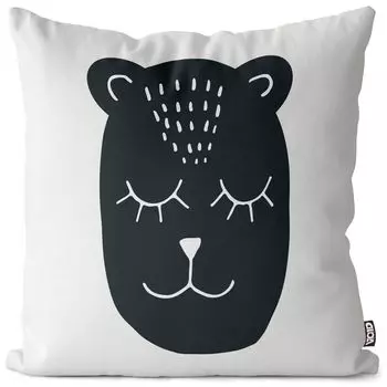 Чехол на подушку с буквами O VOID, чехол для подушки из полиэстера, водонепроницаемый, для улицы и дома, размер подушки: 80 x 80 см