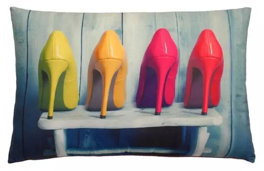 Чехол на подушку с фотопринтом 40 x 60 см, туфли-лодочки, декоративная подушка, чехол для подушки, чехол для подушки Haus und Deko