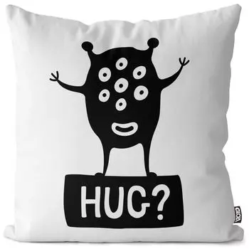 Чехол на подушку с изображением инопланетянина из мультфильма VOID, полиэстер, водонепроницаемая подушка для улицы и дома. Размер: 60 x 60 см.