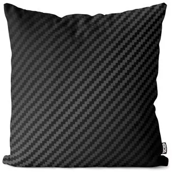 Чехол на подушку с карбоновым принтом VOID Полиэстер Водонепроницаемая подушка для улицы и дома Размер: 60 x 60 см