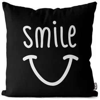 Чехол на подушку с мультяшным рисунком VOID Smile, полиэстер, водонепроницаемая подушка для улицы и дома. Размер: 60 x 60 см.