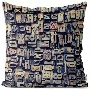 Чехол на подушку с печатным принтом VOID, полиэстер, водонепроницаемая подушка для улицы и дома. Размер: 60 x 60 см.