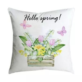 Чехол на подушку с перьями, удобная невидимая молния с прозрачным принтом, простой чистый декоративный мягкий G Stuttg