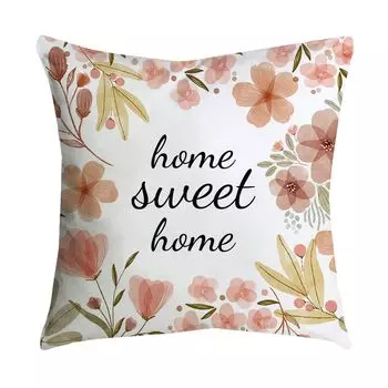 Чехол на подушку с перьями, удобная невидимая молния, прозрачный принт, простой, чистый, декоративный, мягкий-M Stuttg