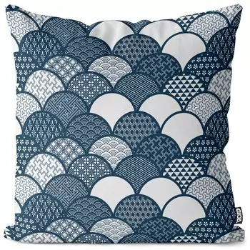 Чехол на подушку с японским узором VOID, чехол для подушки из полиэстера, водонепроницаемый, для улицы и дома, размер подушки: 80 x 80 см