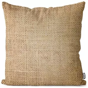 Чехол на подушку с текстурой мешковины VOID, полиэстер, водонепроницаемая подушка для улицы и дома. Размер: 60 x 60 см.