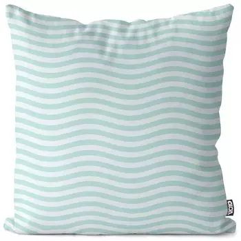 Чехол на подушку с волнистым узором VOID, чехол для подушки, чехол из полиэстера, водонепроницаемый, для улицы и дома, размер подушки: 60 x 60 см