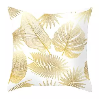 Чехол на подушку с защитой от золотого листа, дышащий квадратный чехол для подушки для дивана-C Stuttg