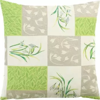 Чехол на подушку Sander 207805, 40x1x40 см цвет grn-grau