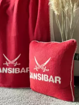 Чехол на подушку Sansibar, красный