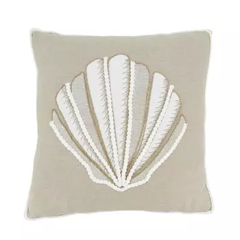 Чехол на подушку Saro Lifestyle Sandy Shore Seashell