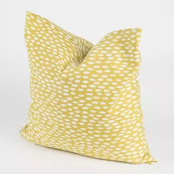 Чехол на подушку Schner Leben Bayside Honeydew охра желтый белый 50х50см Schner-Leben