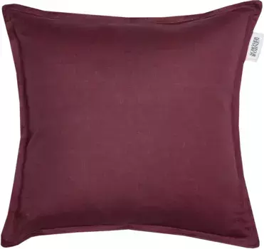 Чехол на подушку SCHNER WOHNEN коллекции "Lino" (1 шт.), изготовлен из высококачественной смеси натуральных материалов SCHNER WOHNEN-KOLLEKTION 38х38 см, цвет burgund