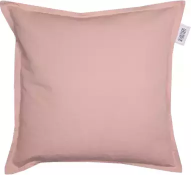 Чехол на подушку SCHNER WOHNEN коллекции "Lino" (1 шт.), изготовлен из высококачественной смеси натуральных материалов SCHNER WOHNEN-KOLLEKTION 38х38 см, розовый/серый