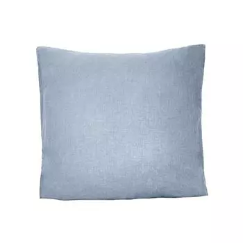 Чехол на подушку Sevilla, светлый однотонный лен 40х40 см, синий Proflax