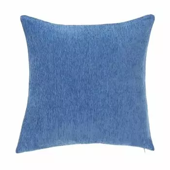 Чехол на подушку синий однотонный WLN