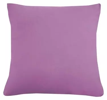 Чехол на подушку - сиреневый - бархат - 50 х 50 см - на молнии Gzze W.F. Frottier-Weberei GmbH