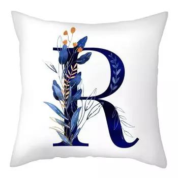 Чехол на подушку, складной декоративный чехол из полиэстера с буквенным рисунком, удобный чехол для диванной подушки для дома-R Stuttg