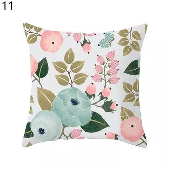 Чехол на подушку Soft Touch, антивыцветающий полиэстер, декоративная подушка с цветочным узором, чехол для дивана, мебельные аксессуары-11 Stuttg
