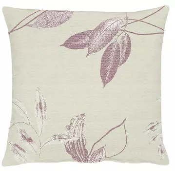 Чехол на подушку стиль лофт 49/49 см Ambiente, светло-коричневый/лиловый