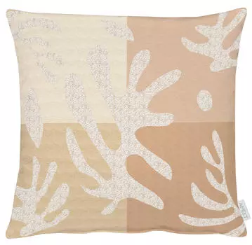 Чехол на подушку стиль лофт 49/49 см Ambiente, светло-коричневый/бежевый