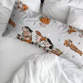 Чехол на подушку The Flinstones Серый 45 x 110 см The Flintstones