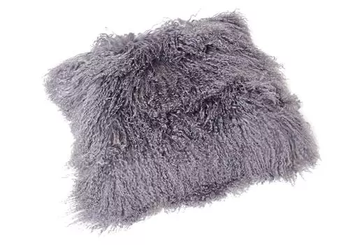 Чехол на подушку Тибетский ягненок (без входа) JAY31 серый 30х30см Reissner Lammfelle