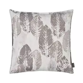 Чехол на подушку Tokio, крупные листья, галька (светло-серая), размер: 50 х 50 см, наполнитель подушки: без Proflax