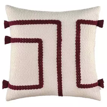 Чехол на подушку Tom Tailor LINES, 45x1x45 см цвет aubergine