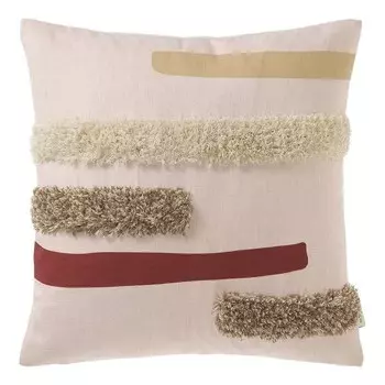 Чехол на подушку Tom Tailor Painted Sticks, 45x45x1 см, розовый