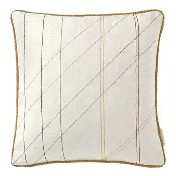 Чехол на подушку Tom Tailor Stitched, 40x40x1 см, многоцветный