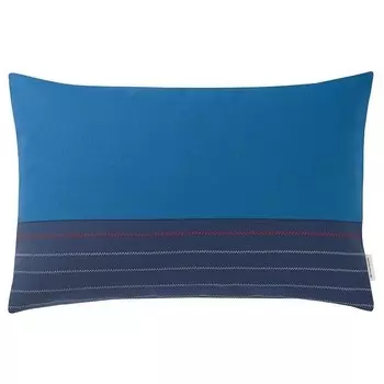 Чехол на подушку Tom Tailor Zig Zag Lines, 40x60x1 см, синий