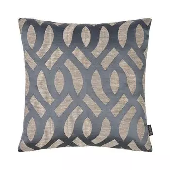 Чехол на подушку Торгау, тканый, двояковыпуклый рисунок, Небеса (серо-голубой), размер: 45 х 45 см, наполнитель подушки: без Proflax