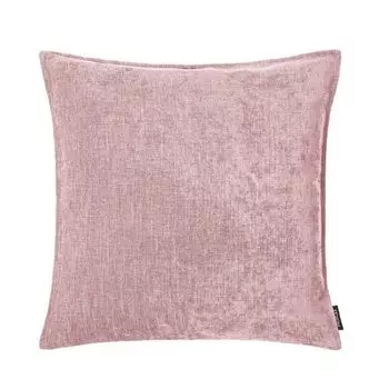 Чехол на подушку Торонто, однотонная шенилл, розовый, размер: 60 х 60 см, наполнитель подушки: без Proflax