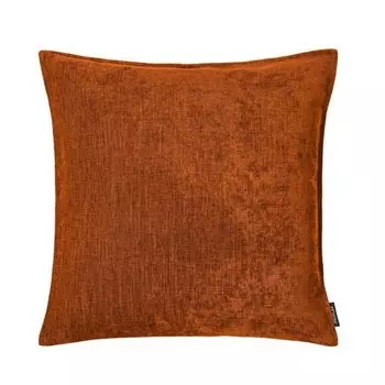Чехол на подушку Торонто, шенилл однотонный, терра (оранжевый), размер: 60 х 60 см, наполнитель подушки: без Proflax