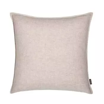 Чехол на подушку Тунис, однотонный мелкоструктурированный лен, галька (светло-серая), размер: 40 х 40 см, наполнитель подушки: без Proflax