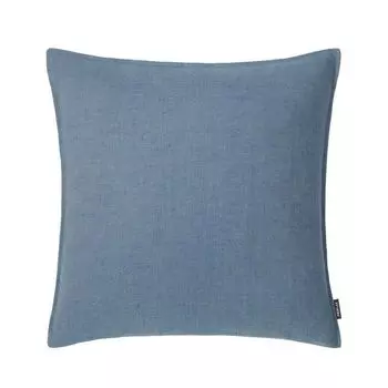 Чехол на подушку Тунис, однотонный мелкоструктурированный лен, Sky (голубой), размер: 50 х 50 см, наполнитель подушки: без Proflax